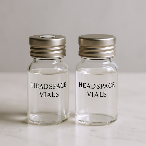 [NA200C8] Clear Crimp Flat Top Vial- Round Bottom